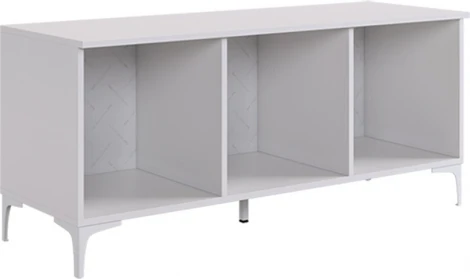 Зефир Тумба 115.01 Mebelson (ЛДСП,МДФ,Металл/Светлое дерево,Розовый) арт.UL.115-M.103.01.3095