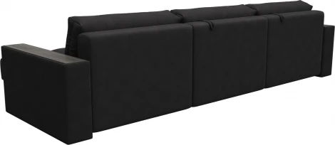 Диван угловой с декором Лига-049 НПБ Лонг Лига Диванов (Замша) арт.128512