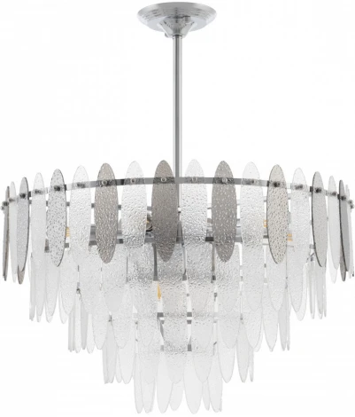Подвесная люстра хрустальная на штанге Arte Milano Sorrento-1309 371309/9/300/580 CR (220V)