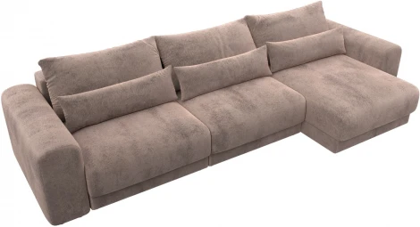 Диван угловой Лига-056 НПБ Лонг угол универсальный Лига Диванов (Велюр) арт.129164