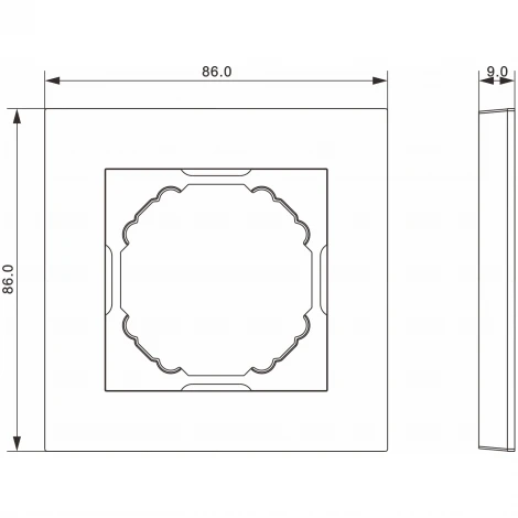 Рамка 1-я, сталь Donel A07 DE21137