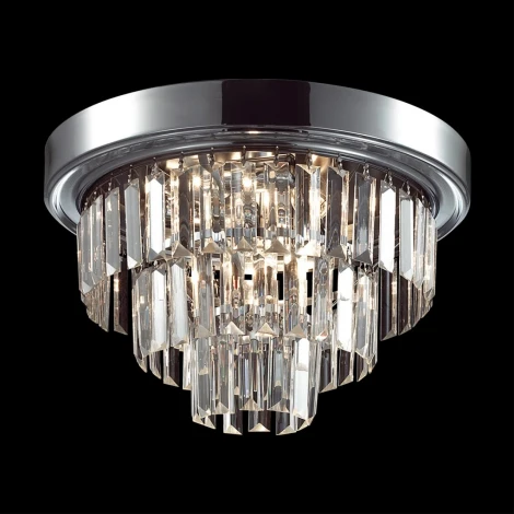 Потолочная люстра Lumion Zaha 8266/4C хром/хрусталь металл/прозрачный Е14 4*40W 220V (круглые)