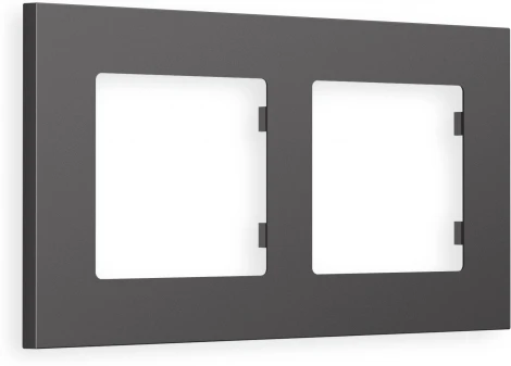Рамка Ambrella Volt ALFA Qubi (Антрацит серый) 2-ая AF250652