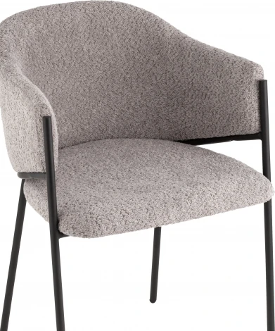 Стул Brace букле серый Stool Group (арт.УТ000039132)