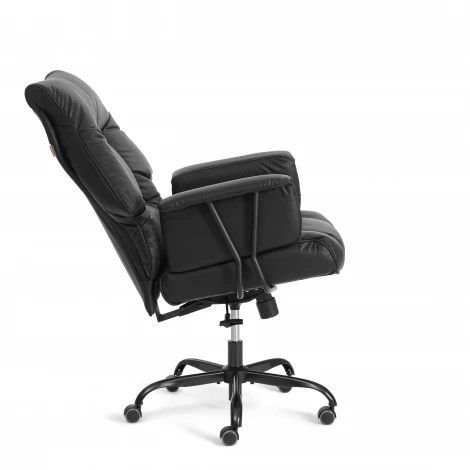 Кресло Линкольн Металбл/Lincoln Metalbl кож/зам, черный, 36-6 Tetchair 25686