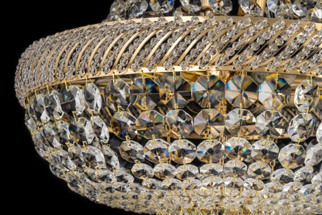 Подвесная люстра Dio D'Arte Bari E 1.5.60.100 G (220V, хрусталь, на цепи)