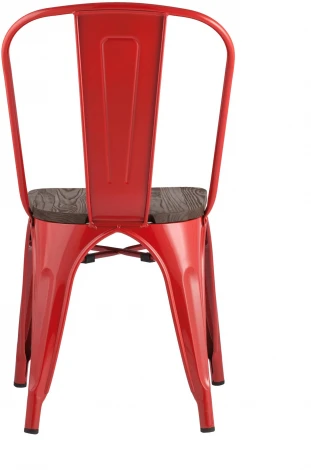 Стул Stool Group TOLIX WOOD красный глянцевый УТ000001188