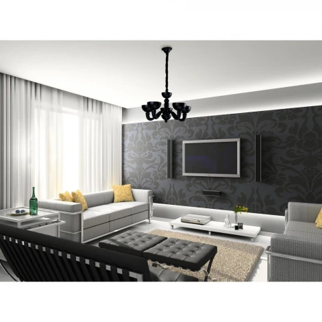 Подвесная люстра Divinare Bianca-Nero 7091/04 LM-5