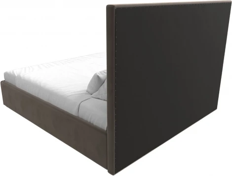 Кровать интерьерная Афродита 180 (Коричневый/Велюр) Лига Диванов арт.120580