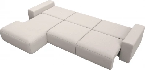 Диван угловой Лига-036 НПБ Классик Лонг левый угол Лига Диванов (Замша) арт.127802L