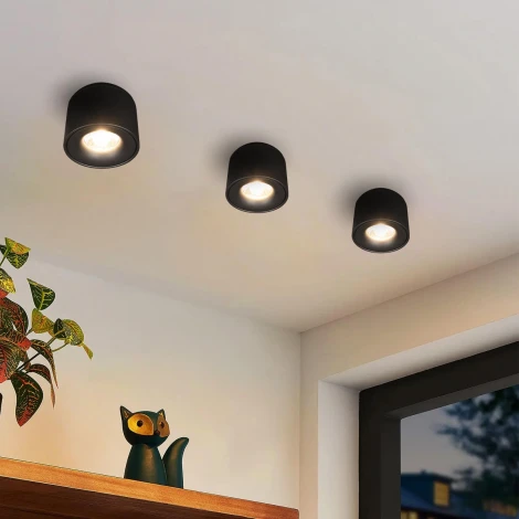 Накладной светильник Loft It Tictac 10219 Black 3000K (LED, 220V, круглые)