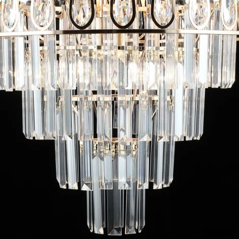 Подвесная люстра каскадная Reluce 02189-0.4-07 FGD (220V, хрусталь, на цепи)