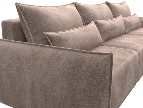 Диван угловой Лига-051 НПБ Лонг угол универсальный Лига Диванов (Велюр) арт.128665