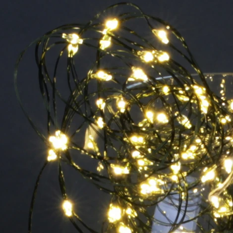 Гирлянда светодиодная Роса 20м 200LED Sneha A-961A WW