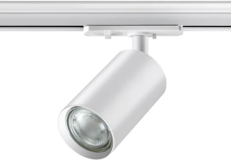 Трековый светильник Novotech Pipe 370962 PORT белый однофазный двухжильный GU10 50W 220V (круглые)