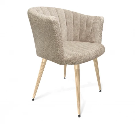 Стул Sheffilton SHT-ST42-1/S95-WH-1 милк/прозрачный лак/черный муар 5579803303