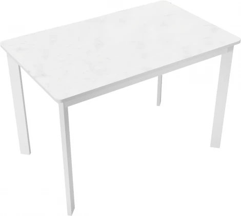 Стол DikLine LK90 Керамика Mono white (белый матовый) /подстолье белое/опоры белые арт.00-00076715