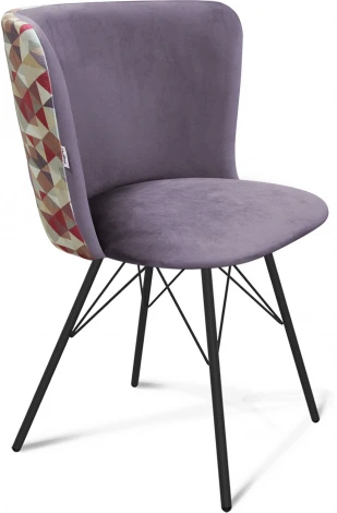 Стул SHT-ST36-4/S37 сумеречная орхидея/черный муар от фабрики Sheffilton