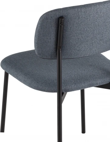 Стул Майло рогожка серо-синий Stool Group арт.УТ000040136