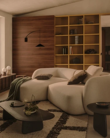 Журнальный столик Pirita из массива дуба в черной отделке, 146 La Forma (ex Julia Grup) арт.208143