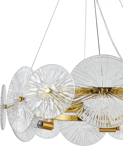 Подвесной светильник (12021/6P Brass) Indigo Miele V000604 (220V, на тросе, круглые)