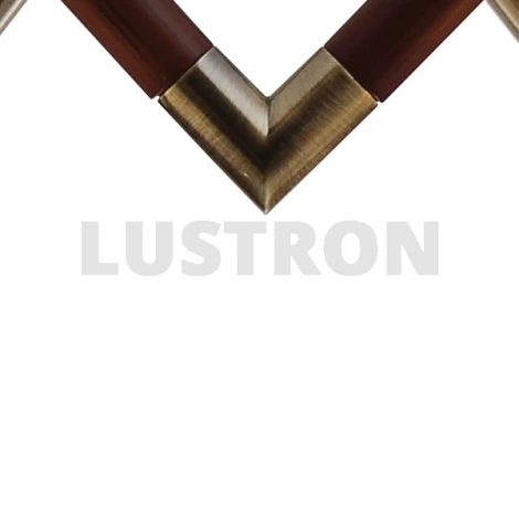 Потолочная люстра N-Light 407 407-06-53ABW antique brass + walnut