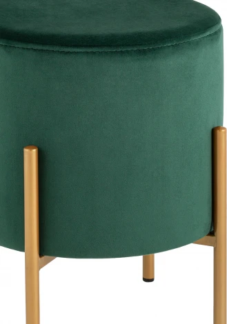 Пуф Кейси велюр зелёный УТ000035906