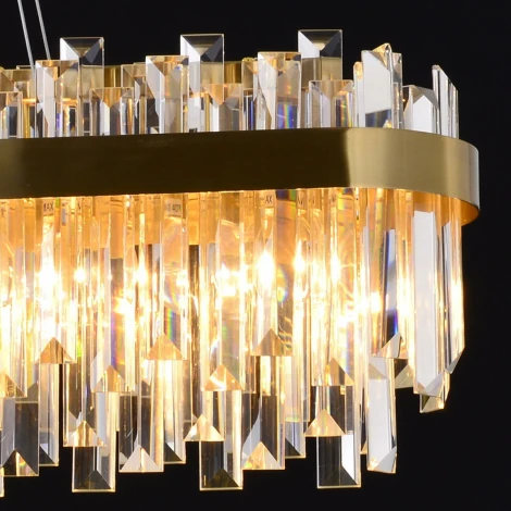 Подвесная люстра ILLUMICO IL5189-8LLS-29 BRASS MIRAGE