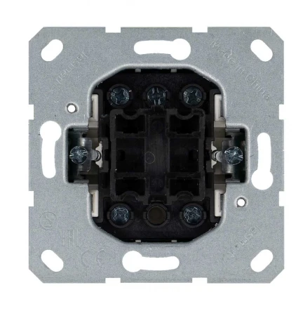 Выключатель жалюзи одноклавишный (антрацит) Jasmart G-Classic G3018B