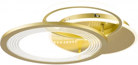 Потолочная люстра светодиодная Saturn 10248/3 LED 73W Gold