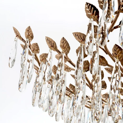 Подвесная люстра хрустальная Modelux MODELUX ML.6747.8 GD