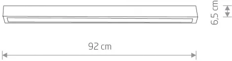 Потолочный линейный светильник Nowodvorski Straight Ceiling Led M 7598 (220V)