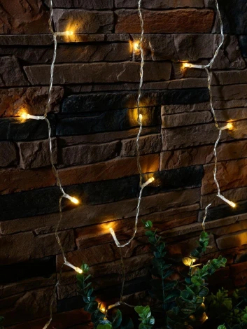 Грунтовый светильник на солнечной батарее Uniel USL-S-131/PT1515 WARM WHITE CURTAIN (LED, IP44)