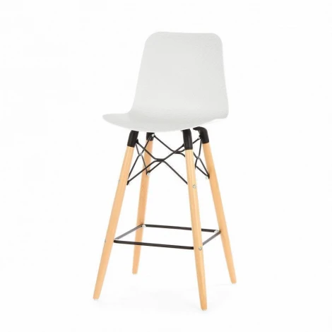 Полубарный стул Eiffel Белый