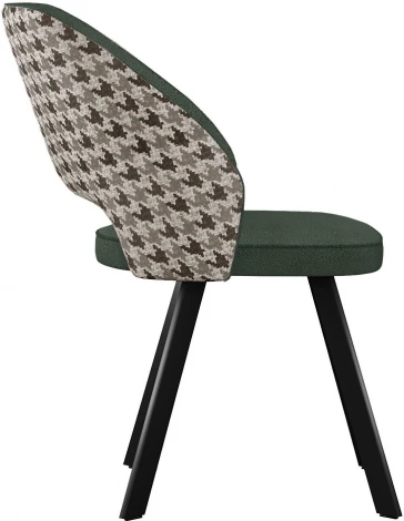 Стул DikLine 274 поворотный SB1/A2 зеленый, ножки черные арт.00-00076727