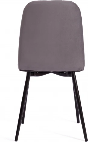 Стул ARC / 1 шт. в упаковке (Велюр,Металл  /Темно-серый,Черный)