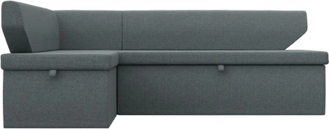 Диван кухонный угловой Омура левый угол (Серый/Рогожка) Лига Диванов арт.125898L