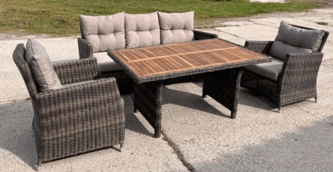 Комплект мебели с диваном Afina AFM-308A Brown