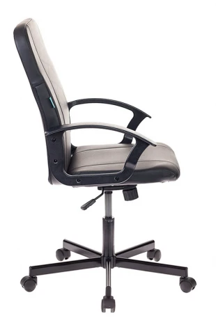 Кресло Бюрократ CH-551 черный Leather Black эко.кожа крестовина металл черный