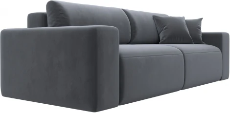 Диван прямой Лига-036 НПБ Классик (Серый/Велюр) Лига Диванов арт.121310