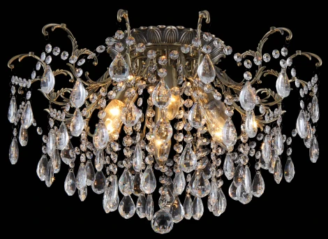 Потолочная люстра Natali Kovaltseva Happy Diamonds 70023-6C ANTIQUE