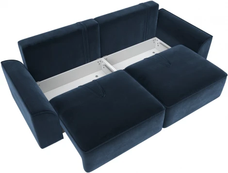 Диван прямой Лига-048 НПБ Лига Диванов (Велюр) арт.128231