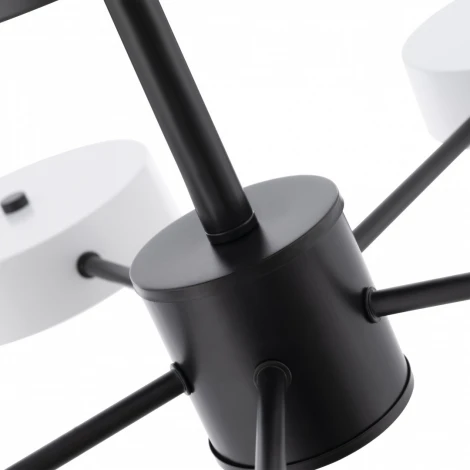 Потолочная люстра светодиодная на штанге Arte Milano Ferrara 250906/5B Wh (220V, круглые)