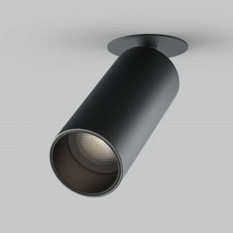 Встраиваемый светильник светодиодный Maytoni Focus LED C053CL-L12W4K-W-B (220V, круглые)