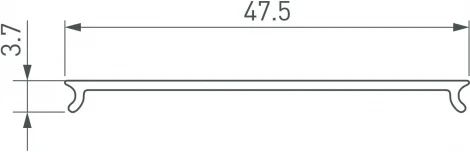Экран STRETCH-S-50-CEIL-CENTER-10m OPAL (GAMMA50) (Arlight, -) 046943