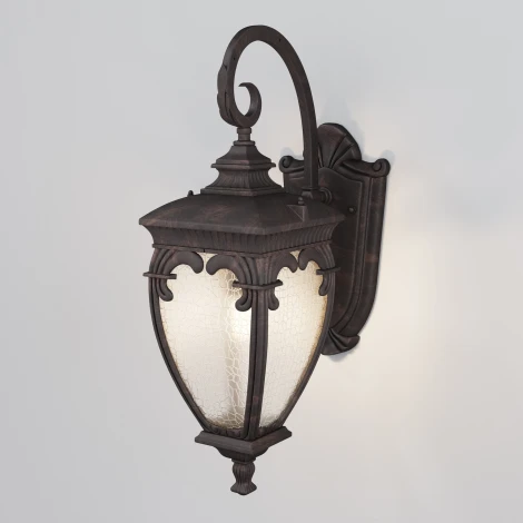 Настенный фонарь уличный Maytoni Fleur O414WL-01BZ (220V, IP44)