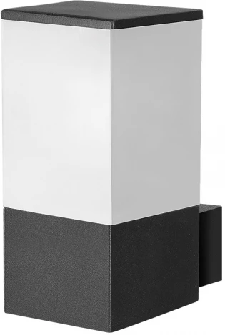 Уличный настенный светильник Arte Lamp Plate A3710AL-1BK (220V, IP65)