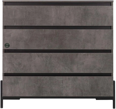 Комод Ивару НЕКСТ - 1 Камень темный, Черный