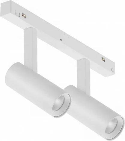 Трековый магнитный светильник 48V iLedex Vision48/22 SMART 4822-005-D34-16W-40DG-WH (регулировка яркости, управление смартфоном, умный дом - Алиса, круглые)