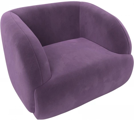 Кресло Лига-041 (Сиреневый/Микровельвет) Лига Диванов арт.121939